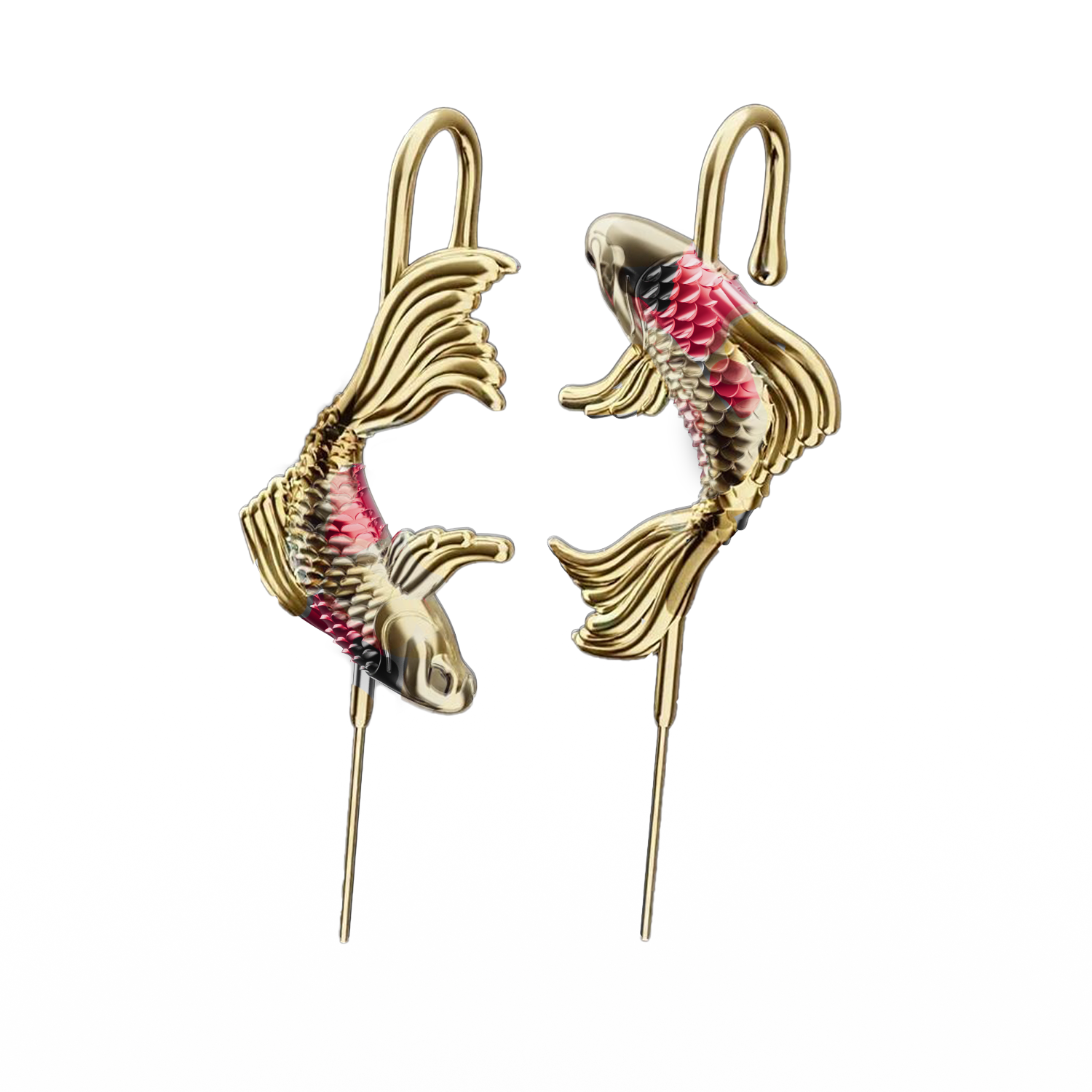 Serene Koi [Limited Edition - Pair - Gold]